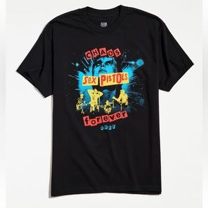 NWT OBEY Sex Pistols 'Chaos Forever' Graphic Band T-Shirt